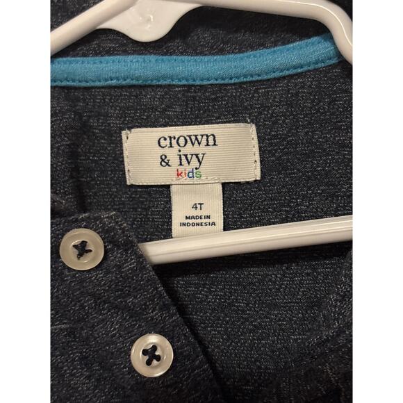 Crown & Ivy Kids top size 4T - Picture 3 of 3